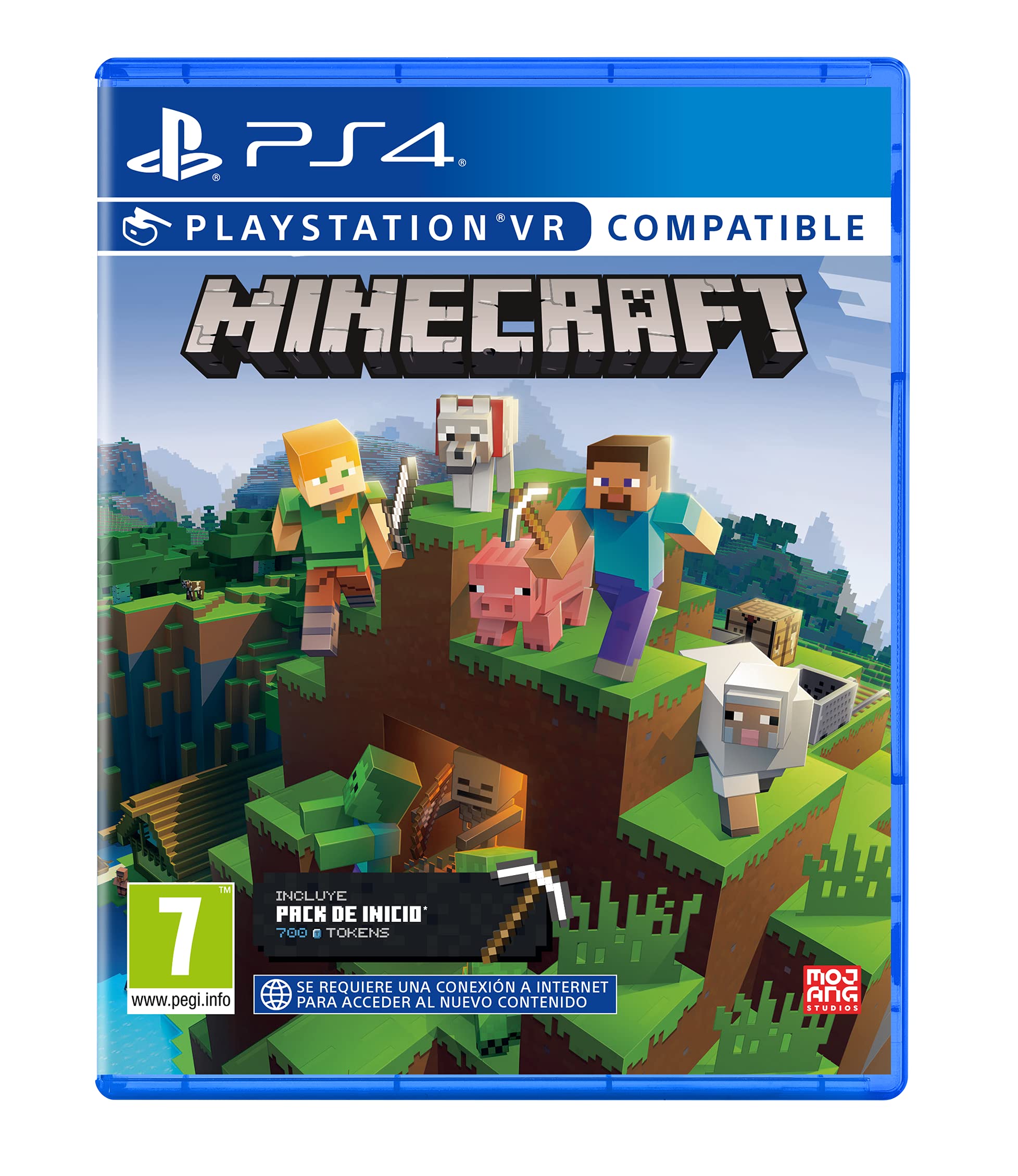Playstation Minecraft Starter Collection PS4 – Explora, Construye y Sobrevive en Mundos Infinitos – Compatible con VR y Multijugador Playstation Minecraft Starter Collection PS4 – Explora, Construye y Sobrevive en Mundos Infinitos – Compatible con VR y Multijugador